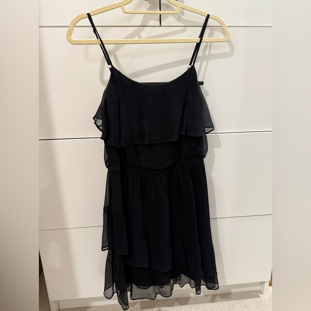 Ella Moss Black Textured Dress